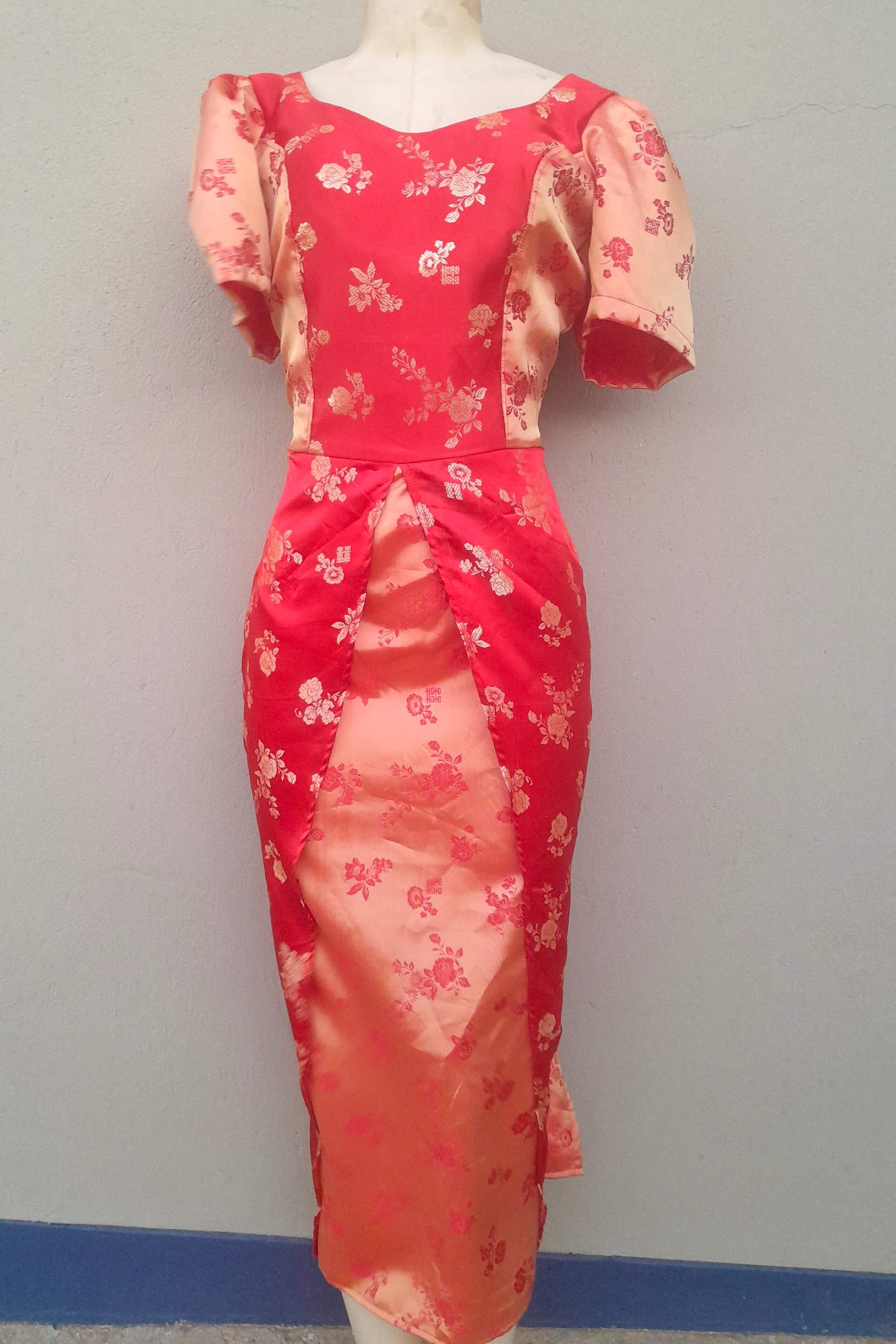 A red dress.